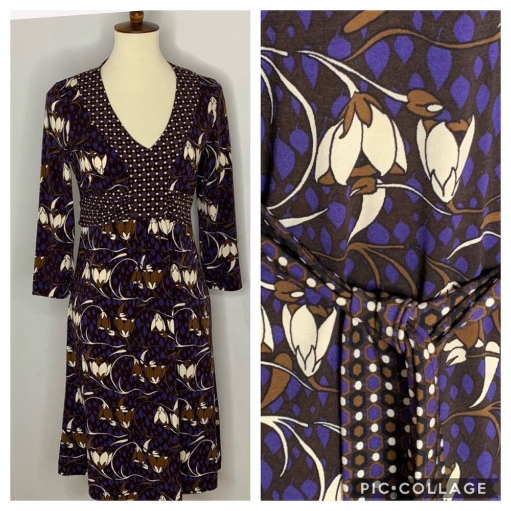 Sinequanone Paris, France Floral,Sash Dress Sz 4